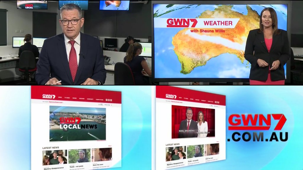 SydneyCityTV's tweet photo. A #RelaunchAlert for @GWN7News with a new look from their new studios.
Thanks to them for uploading full bulletins to YouTube (obviously where those screenshots are from) each night so TV/media enthusiasts based in Sydney like myself can see the new look in action! ๐ https://t.co/wvAqZH4n5a