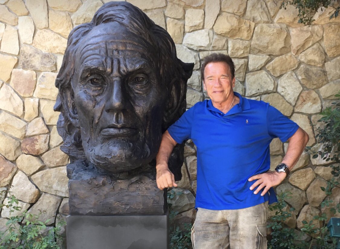 President Lincoln is one of my heroes. I keep this sculpture by my front door so that I’m reminded every day of the great lessons he taught us about equality, freedom, and treating our fellow Americans with respect.