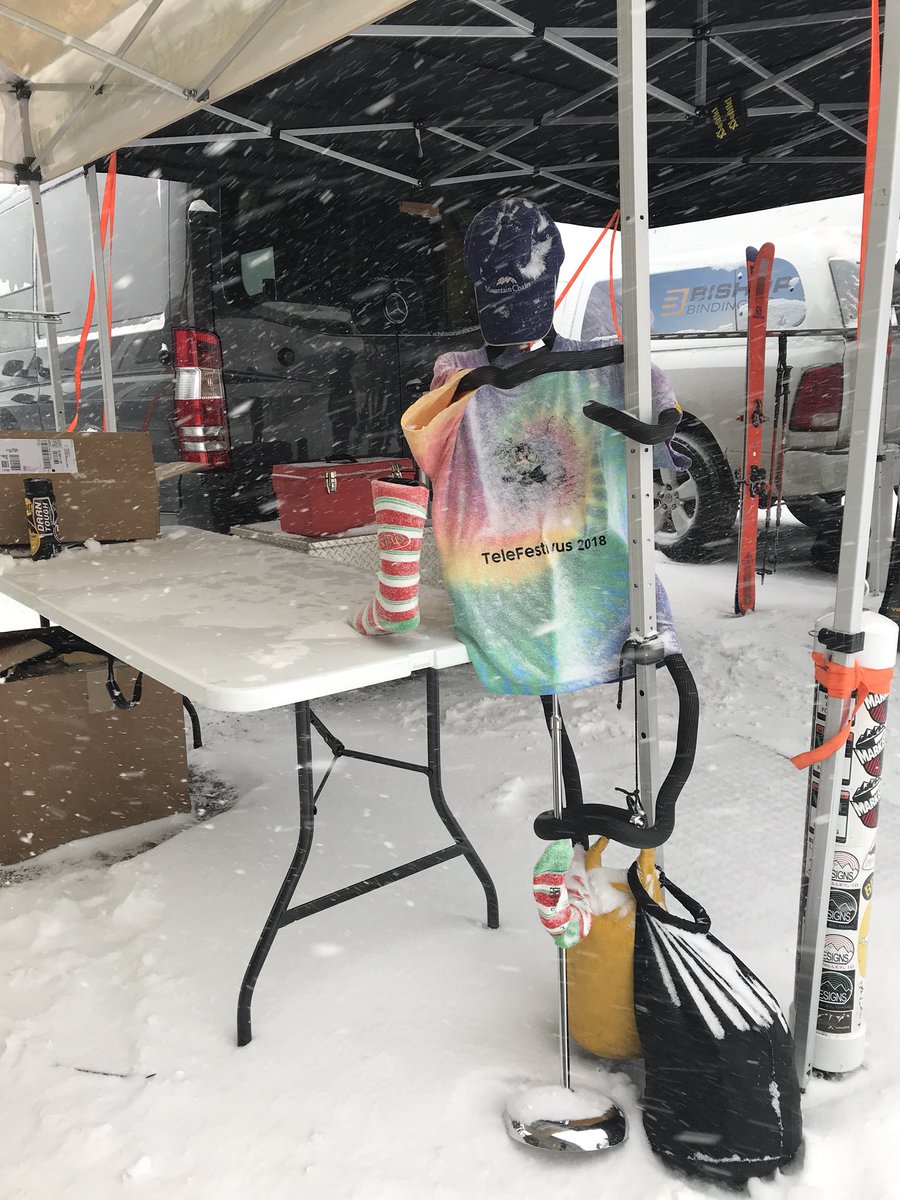Thanks <a href="/MonarchMountain/">Monarch Mountain</a> for ordering 14” of snow for #Telefestivus and all who came out and dropped a knee with us. If you missed a chance on shirts at the event, you can still snag one at the shop!