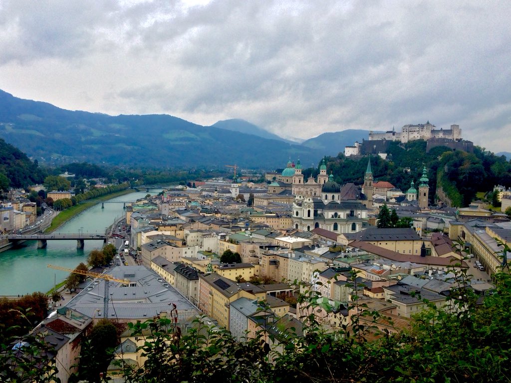 The hills were Lit™ with the sound of that bass droppin: Salzburg, Austria  one of the most gorgeous places in the world even if u are a cretin who does not like the Sound of Music
