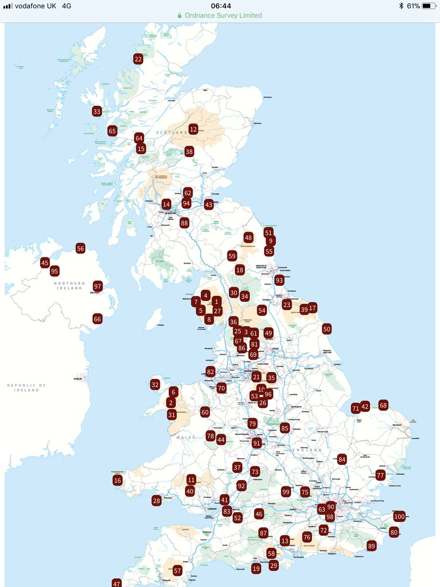 OrdnanceSurvey's tweet photo. All of the #100walks in Britain’s Favourite Walks on ITV are available in OS Maps. Head to https://t.co/QcPWh6iz16 to find your favourite &amp; #GetOutside this #halfterm https://t.co/SSHWhKYOST