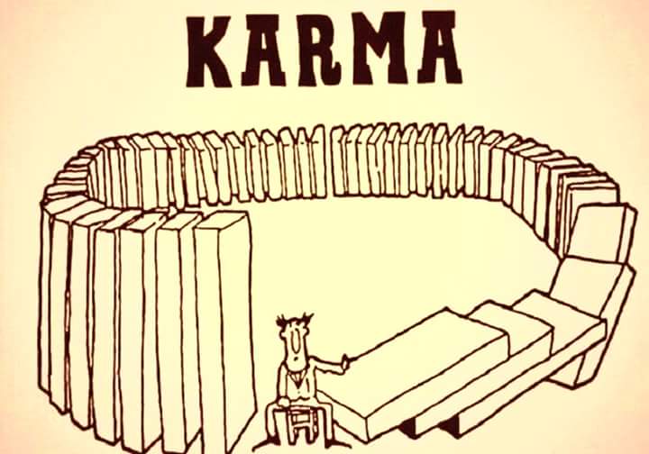 Tarde o temprano llega. Asi que hazte responsable de lo que dices y haces que hay una justicia divina.