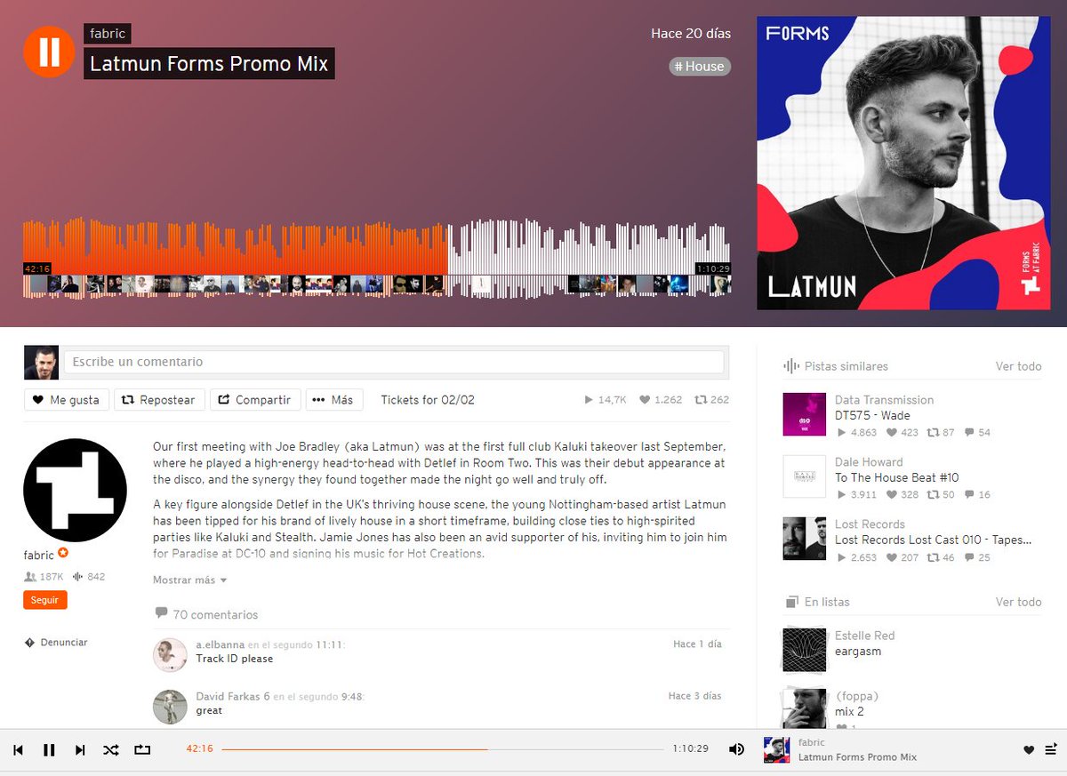 👏👏😊Thanks to Latmun for support &amp; play my track "I Want A Flying DeLorean" @ Forms Promo Mix!!!!!💣💣💣💣💣💣💣