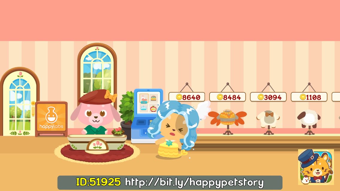 LoveLetter2Liam's tweet photo. Super Cute~! Addicted to #HappyPetStory! Use my Invite ID: 51925 for your FREE room. https://t.co/r0ka5Lr5Nw https://t.co/Wztw63NQIj