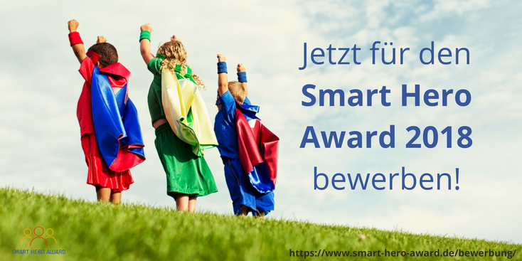 initiatived21's tweet photo. Die Stiftung Digitale Chancen sucht smarte Heldinnen und Helden. Kennt Ihr Menschen, die mit sozialen Medien etwas bewegen? Dann schlagt sie für den #SmartHero Award 2018 vor: https://t.co/1H8qVUtrxP https://t.co/M3V0DRUSUR