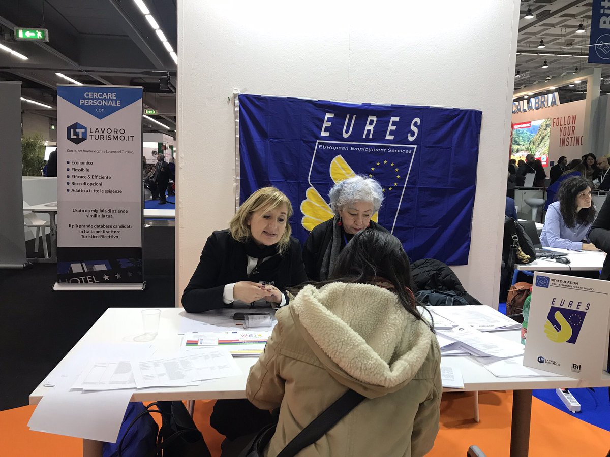 bitmilano's tweet photo. La domanda e l’offerta turistica si incontrano a #Bit2018 nell’area #Bit4Job, con colloqui e incontri formativi per chi vuole lavorare nel #travel https://t.co/xcNhOm4AbL