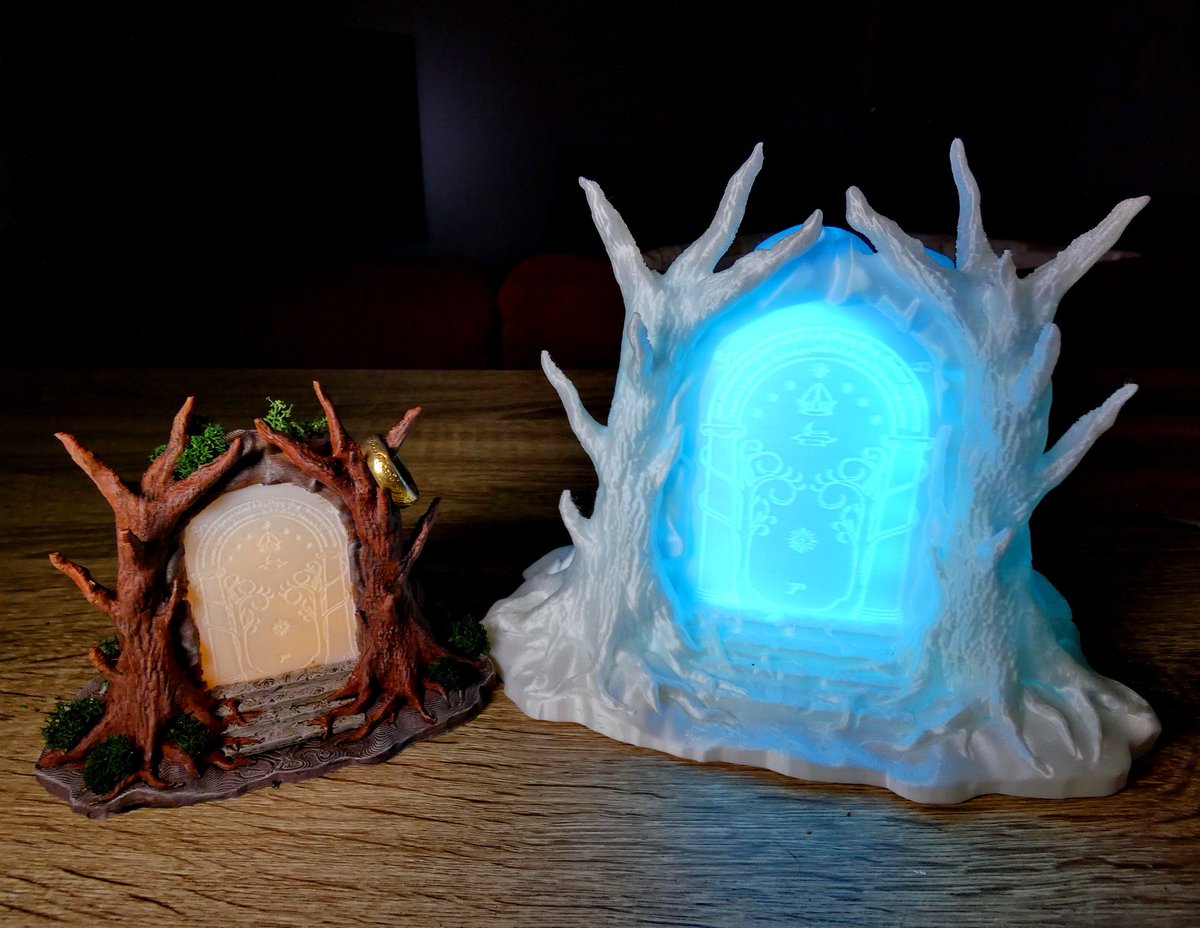 Jukka Seppanen On Twitter The Doors Of Durin 3d Printable Model