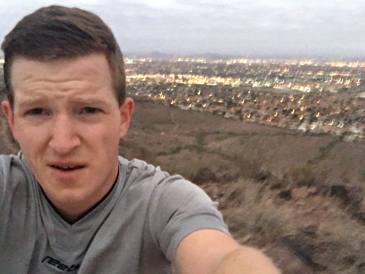 Exhausted picture of me running through Phoenix, AZ 