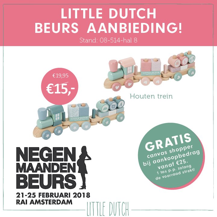 Little_Dutch_NL's tweet photo. B E U R S A A N B I E D I N G !

Het is al bijna zover, woensdag 21 februari gaat de Negenmaandebeurs 2018 van start! Daarom delen we vanaf vandaag, iedere avond een beursaanbieding met jullie! Hopelijk zien we je op de beurs!

Fijne avond - Team Little Dutch! https://t.co/iZdYHjROEv