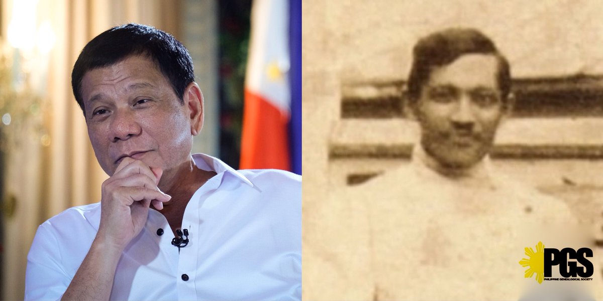 angkangpilipino's tweet image. “If found guilty by ICC: I want to die like Jose Rizal.” While many shuddered at the comparison between Duterte and Rizal, the fact is the two are related by 4 marriages.  Behold the distant relationship: bit.ly/2sq8jg6 #kamaganak #geni