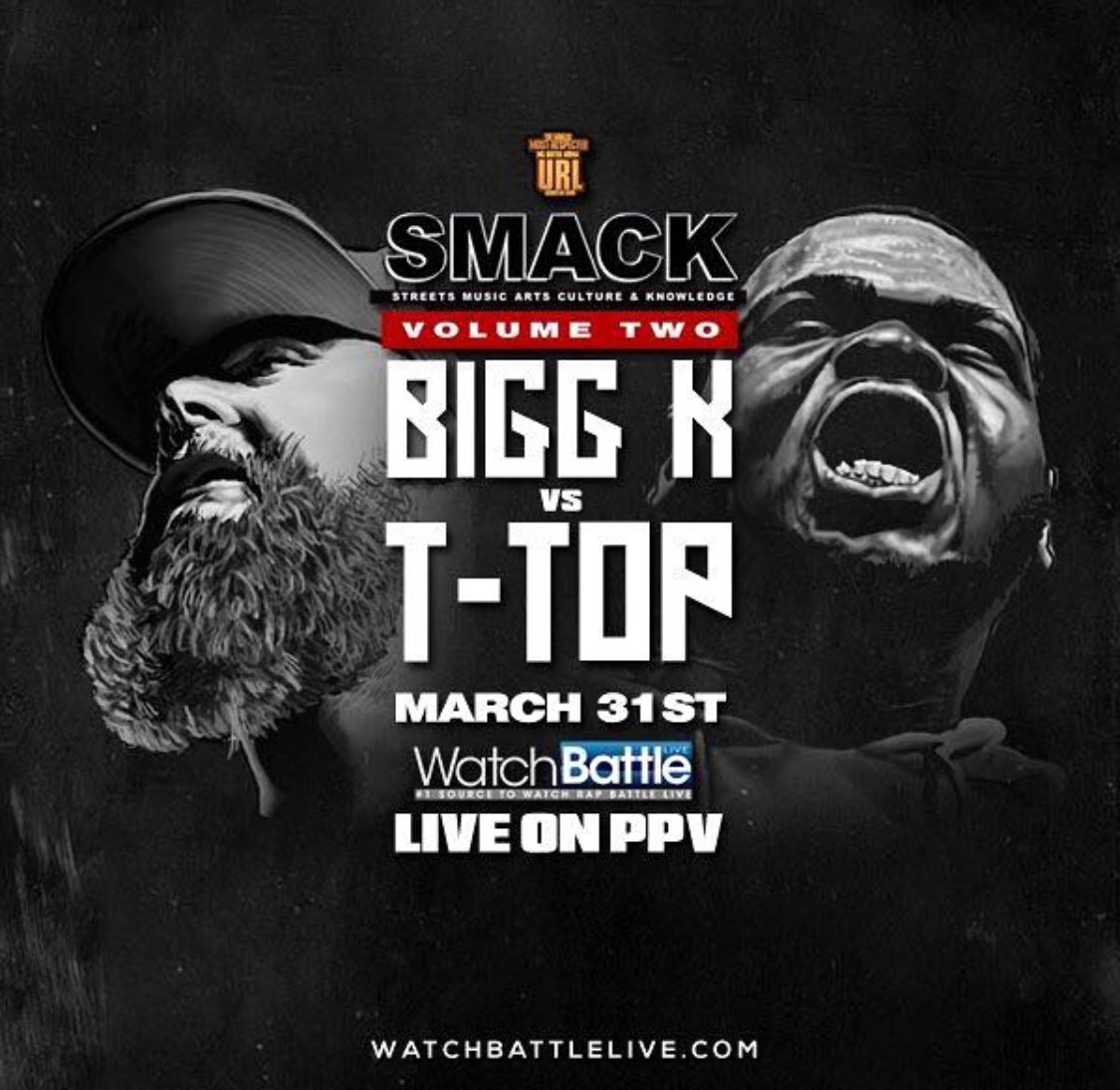 Ultimate Rap League (@urltv) on Twitter photo It’s been a long time coming, y’all asked, we listened! Welcome back @BiggK757 now let’s see who wins the war between him <a href="/TOPBIZZY/">T-TOP</a> ORDER THE PPV NOW!!!! More announcements to come! <a href="/hollowdadon/">New Vid “Numerology”</a> vs <a href="/ARSONALDAREBEL/">Arsonal</a> <a href="/ored973/">iG @ored973</a> vs @CORTEZ_HSP <a href="/Jayblac1615/">Blac Kellerman</a> <a href="/Therealtech9/">Tech 9</a> <a href="/BLACKCOMPASSS/">BLACK COMPASS MEDIA</a> It’s been a long time coming, y’all asked, we listened! Welcome back @BiggK757 now let’s see who wins the war between him <a href="/TOPBIZZY/">T-TOP</a> ORDER THE PPV NOW!!!! More announcements to come! <a href="/hollowdadon/">New Vid “Numerology”</a> vs <a href="/ARSONALDAREBEL/">Arsonal</a> <a href="/ored973/">iG @ored973</a> vs @CORTEZ_HSP <a href="/Jayblac1615/">Blac Kellerman</a> <a href="/Therealtech9/">Tech 9</a> <a href="/BLACKCOMPASSS/">BLACK COMPASS MEDIA</a>
