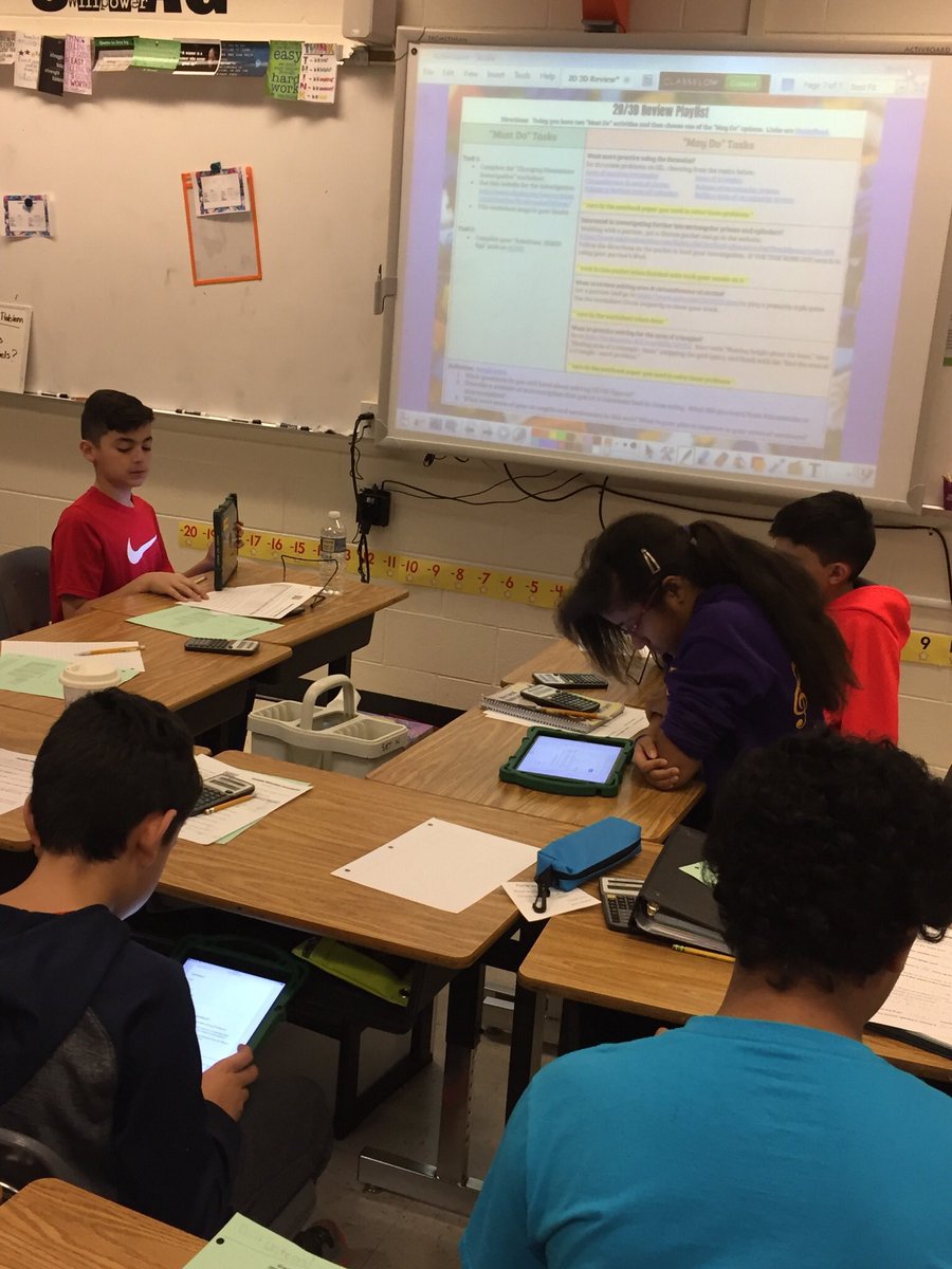 Playlists in 6th grade math today! Personalizing learning to students’ needs and interests! <a href="/RBMS_Official/">River Bend M.S.</a> @MrsCWallen <a href="/RiverBend_Math/">Math Department</a> #lcps18