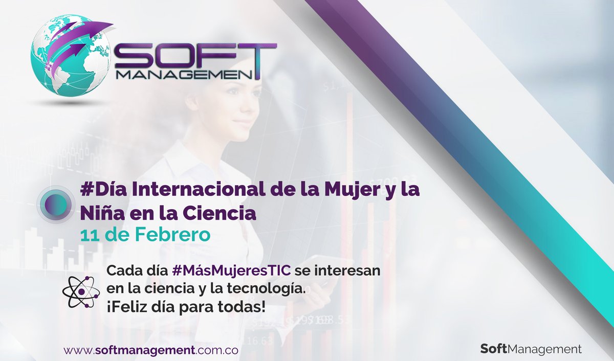 SoftManagement_'s tweet photo. Cada día #MásMujeresTIC se interesan en la ciencia y la tecnología. ¡Feliz día para todas! y Felicitaciones para todas las mujeres #TIC de @SoftManagement_
#DiadelaMujerylaNiñaenlaciencia #MujeresTIC #SomosTI #SomosSoftManagement #SoftManagement https://t.co/jkkQ3gZ5xg