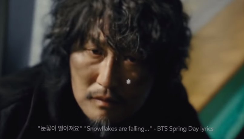 "Snowflakes are falling..."-Spring Day