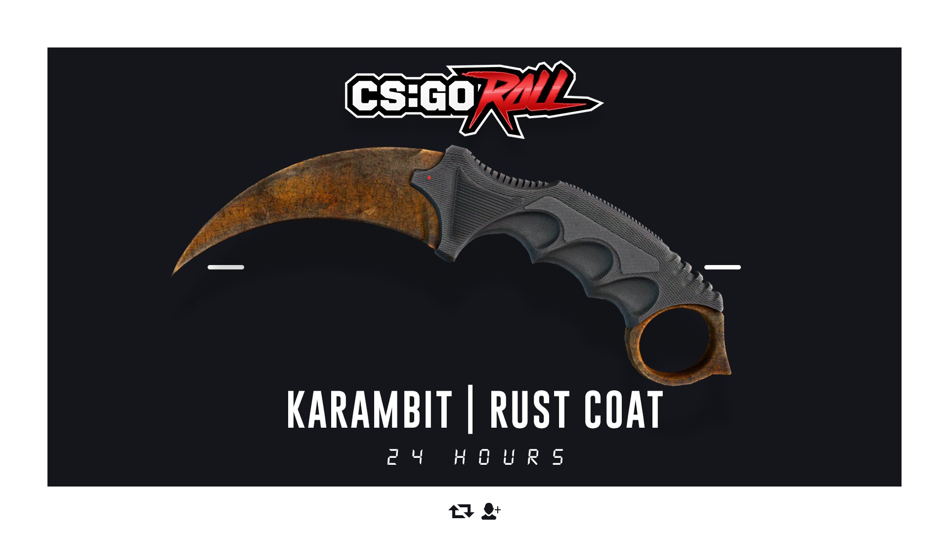 Karambit rust coat well worn фото 97