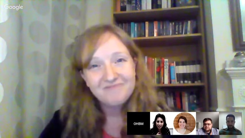 OHBM's tweet photo. OHBM Open Science SIG presents the Open Science Demo Calls. Find out about the topics covered in the first call, and what you can expect in future https://t.co/HWJPnYCTtl Video: https://t.co/AjO0CeL9H7 @kirstie_j https://t.co/uKTaEj86Bq