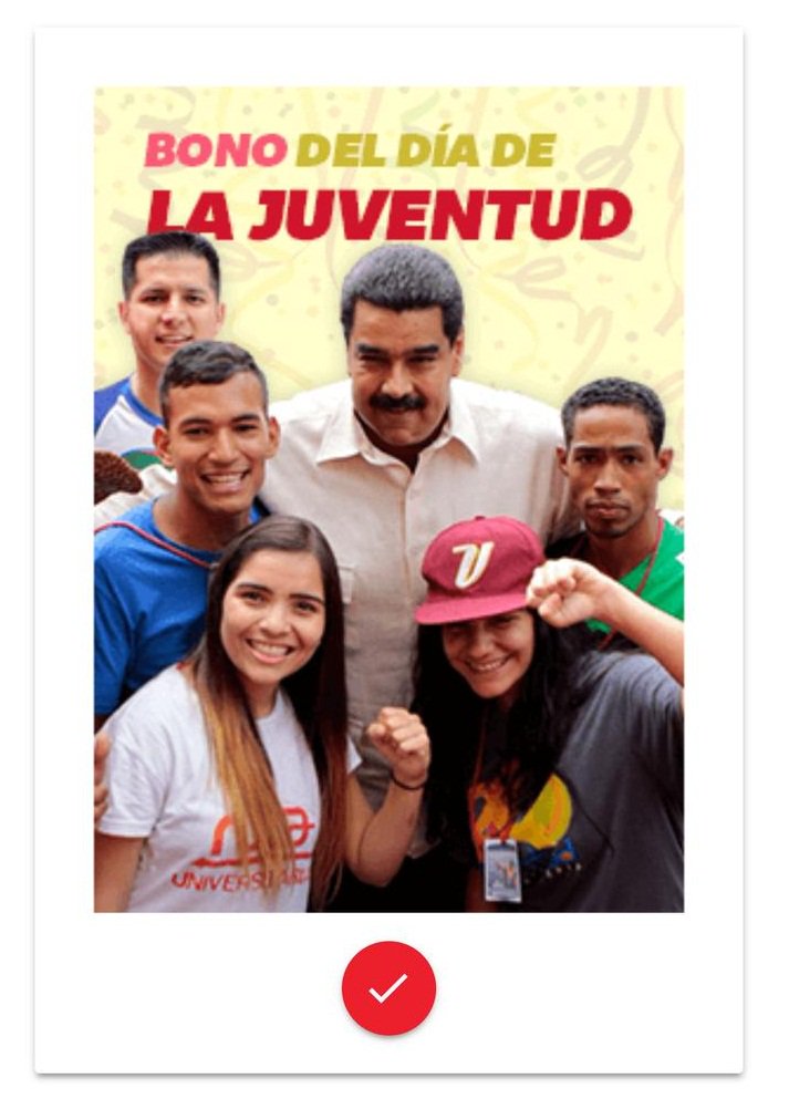 CarnetDLaPatria's tweet photo. Desde hoy más de 2 millones de jóvenes recibirán el bono del Día de la Juventud a través del @CarnetDLaPatria https://t.co/LBlEa9UbK0   #ConLosJóvenesALaVictoria #DíaDeLaJuventud #12Feb https://t.co/VrzVgwRjl4