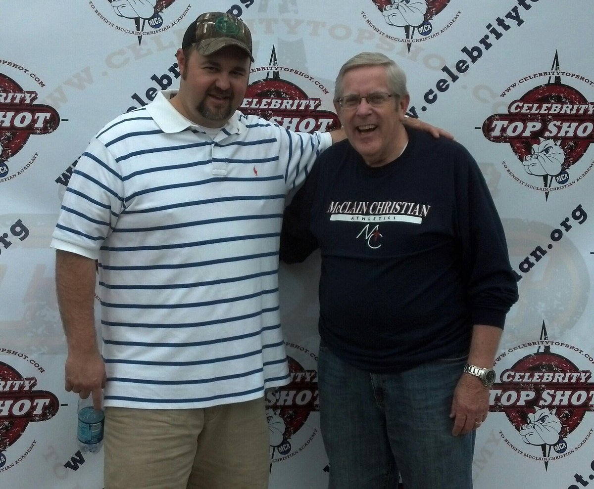 mca_lebanon's tweet photo. Our prayers go out to the family of @Darylesing who passed away today....Daryle, shown here with MCA Headmaster Emeritus and board member Dr. Charles Poston, participated in our 2013 @celebtopshot https://t.co/TE8Y9DaVq2