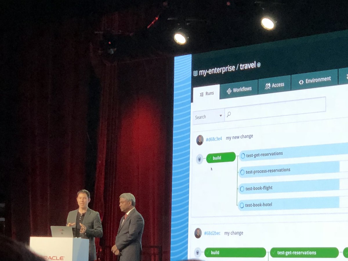 RimiBewtra's tweet photo. “Launch kubrrnetes cluster, think about logic not the plumbing “ truly modern #AppDev #CloudWorldNYC #AutonomousPaas @OraclePaaS https://t.co/hwgbDO6gED