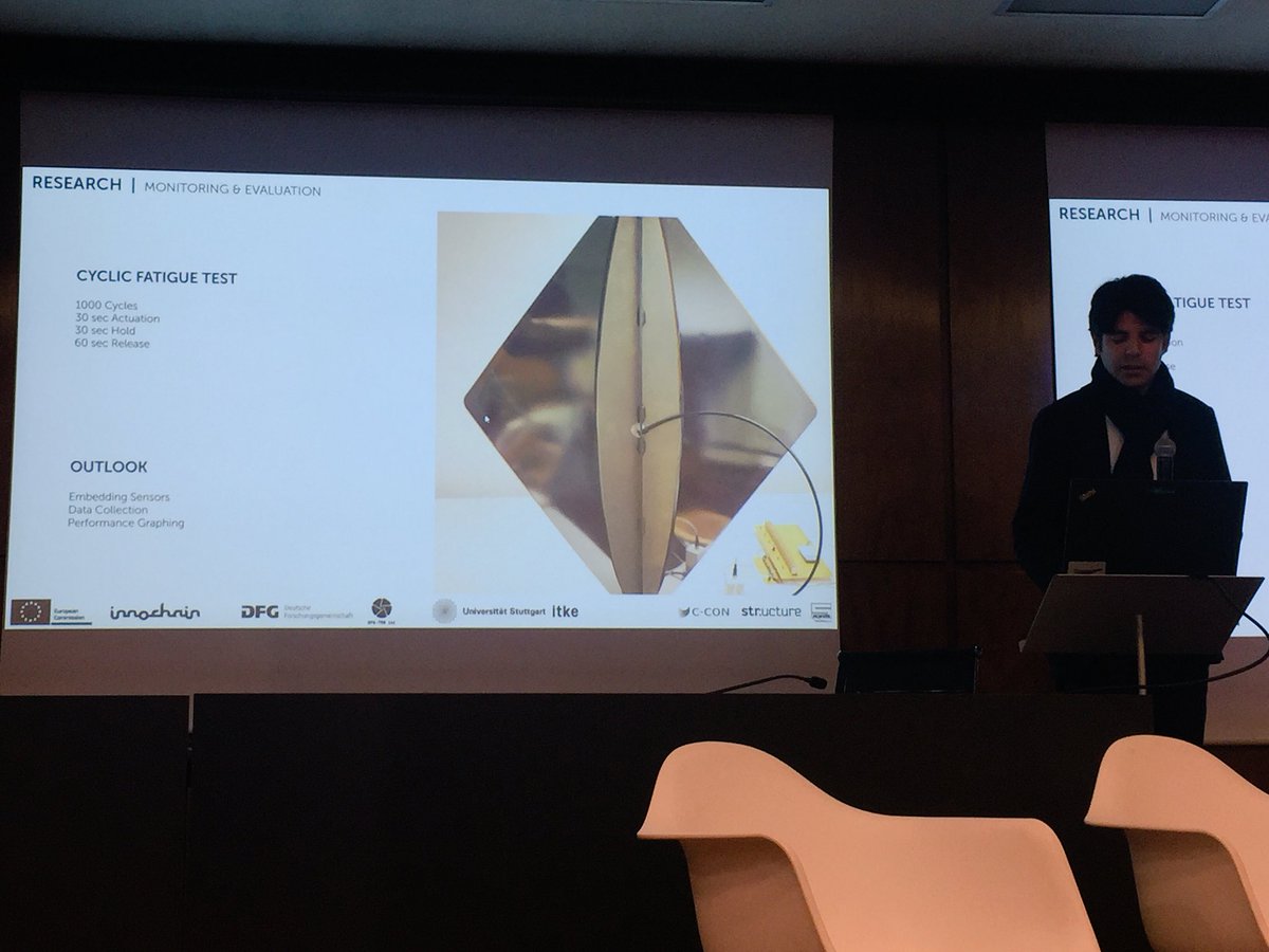 inno_chain's tweet photo. Elastic-kinetic material-gradient for #climatic #adaptive #building envelopes #SamanSaffarian @itke_stuttgart #designdevelopment #prototyping #evaluation #Manufacturing #installation #materializing #design https://t.co/BymmxxyKBE