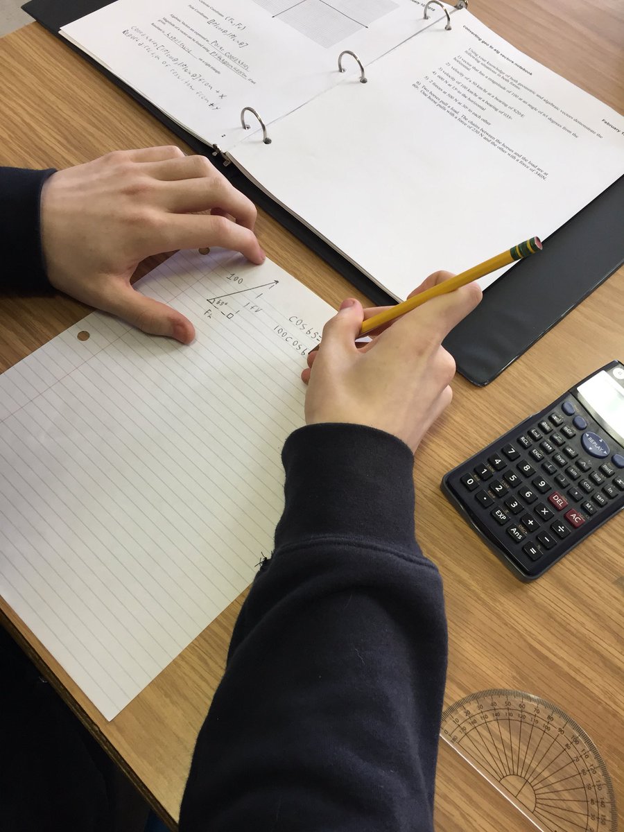 MariaJMorris's tweet photo. Demonstrating vectors both geometrically and algebraically - developing our mathematical understanding and reasoning as we move back and forth between the two #mcv4u #findingconnections Thanks for the idea @AlexOverwijk https://t.co/dtJA21wkgY