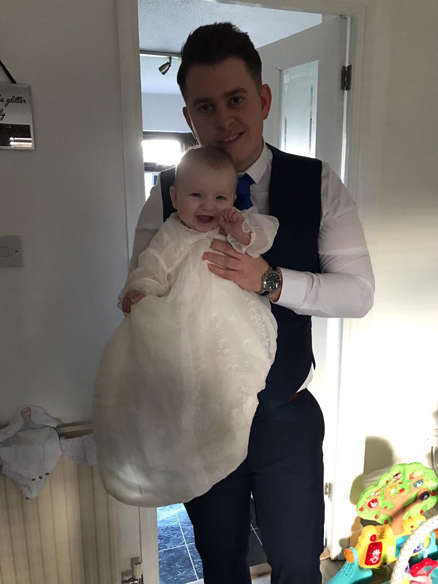 jake_wakelin's tweet photo. What a day yesterday was!!..such a special day, to all the family's and friends who came, and especially the godparents massive thank you! @CroftersWineBar thank you for the great food and hospitality #halliewakelin https://t.co/ZYWosYUd5o