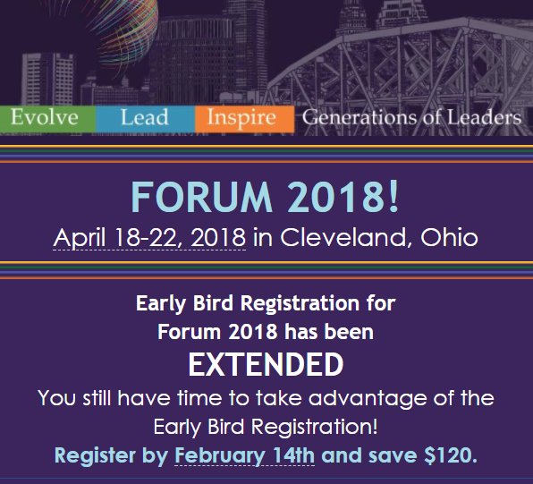 nfbpa1's tweet photo. Don’t miss out on FORUM 2018!! #GenerationsofLeaders #NFPBAFORUM https://t.co/Zhkz9OjVIK