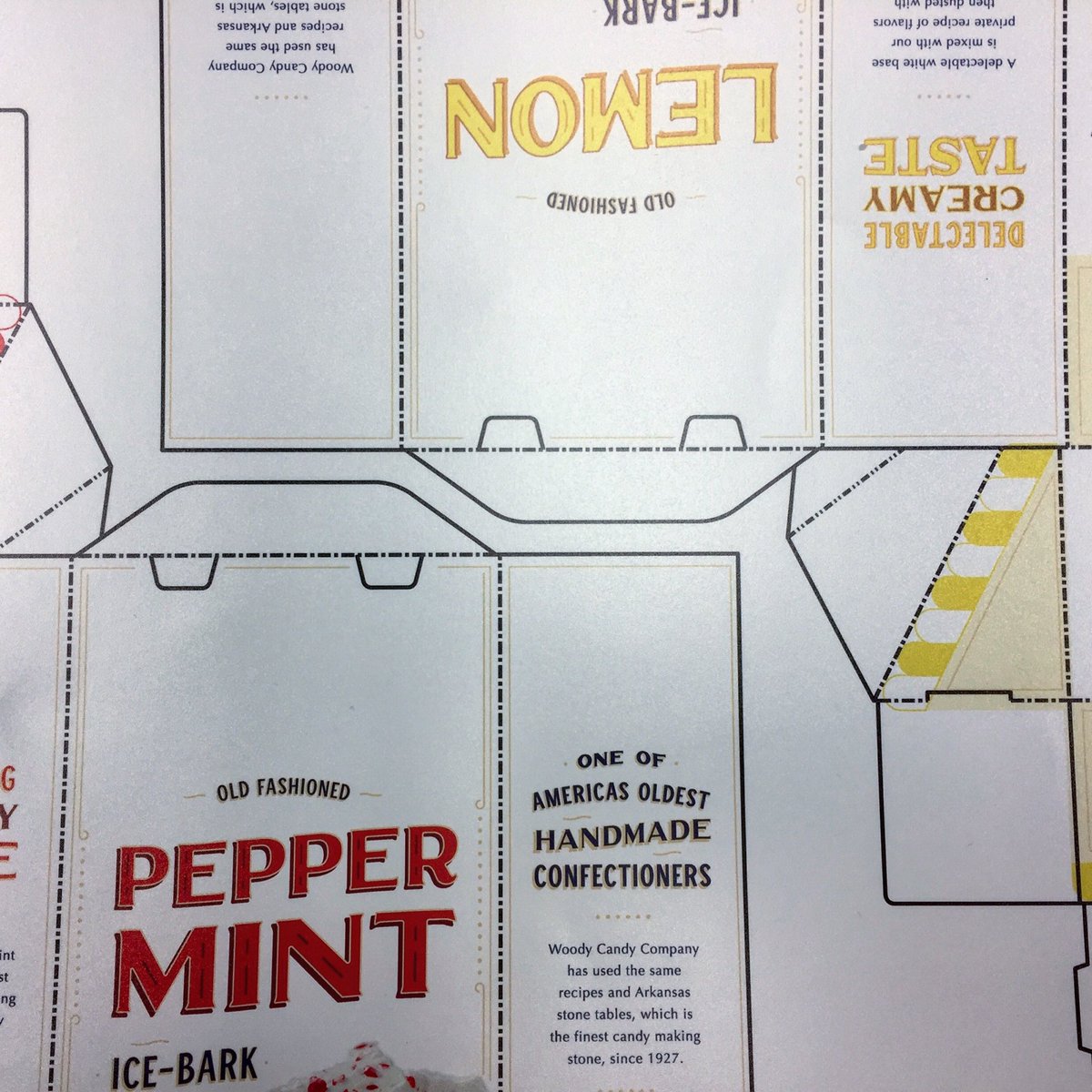 Print proofs are an important and fun part of the #packaging process. This one for Woody Candy Company is going into loves travel stops.The box will contain some sweet treats sure to wake up your taste buds and keep you alert on your drive.