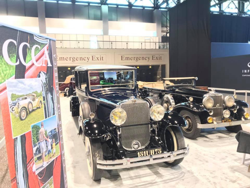 ChicagoVintageM's tweet photo. Did you make it to the Chicago Auto Show yet? Make sure to check out the CCCA booth to see the preserved Stutz (on the right) that has been  cared for by Chicago Vintage. This car was originally purchased here in Chicago in 1932! Get all the details at the Show! https://t.co/Di2DrR1VJa