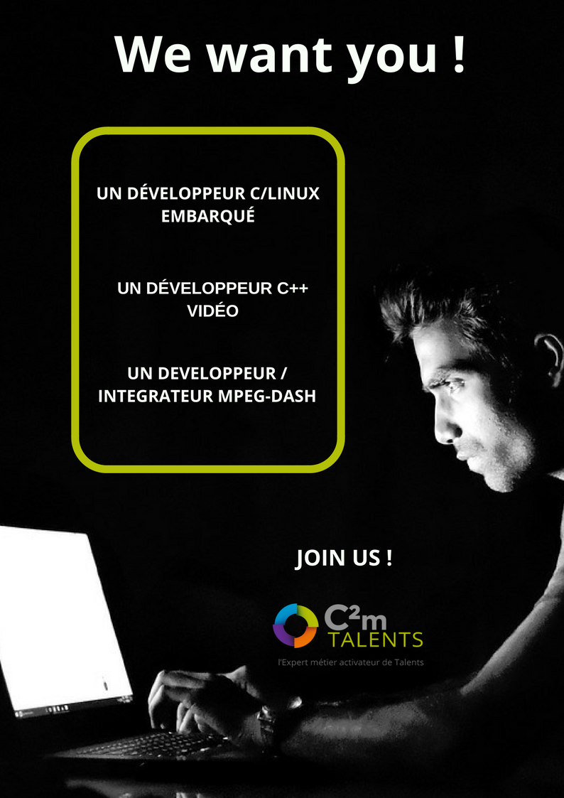 <a href="/Challenge2Media/">Challenge2Media</a> looking for programmers for a great innovation project. #innovation #project #digitalinnovation  #C2mTalents #Hiring #jobsearch #media #TV #Digital.  challenge2media.com/jobs/  <a href="/Gilles/">Gilles</a> Amzallag  @Câline El Hélou @Alizée Picard <a href="/william/">William</a> renault