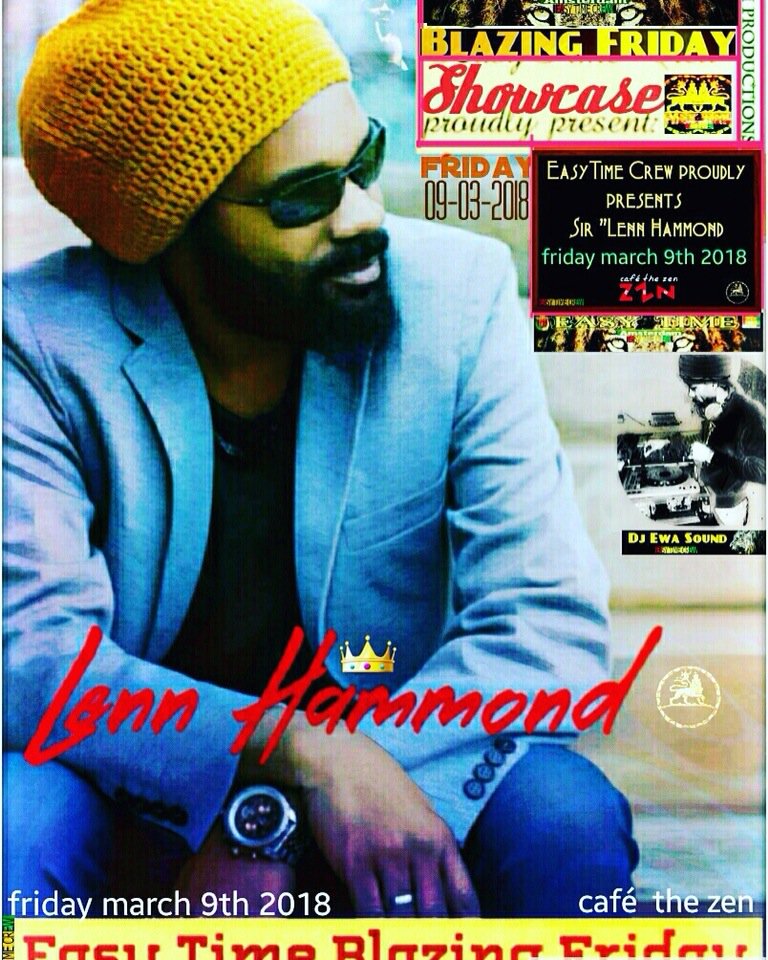 iwanewa's tweet image. 💥Blazing Friday Showcase ft. 'Lenn Hammond'
facebook.com/events/3648696…
facebook.com/djewasound/
#reggae #rootsrock