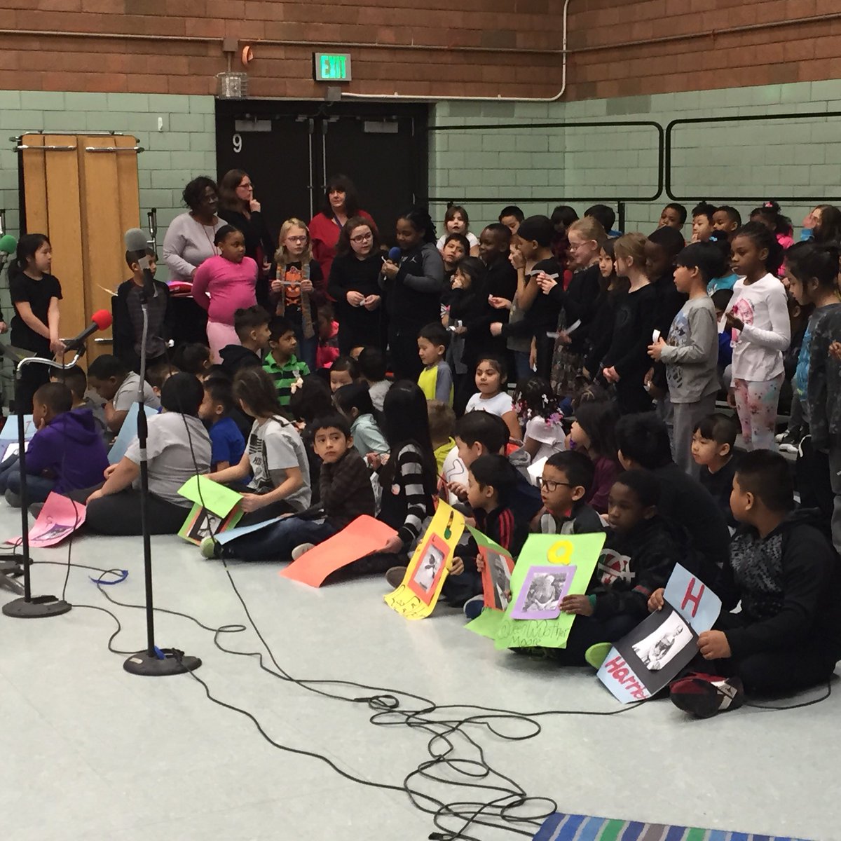 johnbjoraker's tweet image. 2nd graders doing a performance on the ABCs of Black History Month #NAAPID #theheightscommunityschool