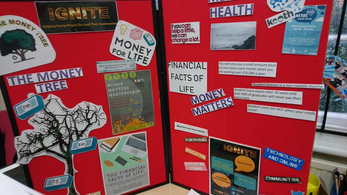 GreenLeadersNEL's tweet photo. Ready for tomorrow's facts of life stand at the Cleethorpes Leisure centre at 9:30am.
Come down to learn about @forum_nexus, the money tree and money matters!!
#nexusyouthforum #moneymatters #themoneytree https://t.co/mhgZkZ7gOo
