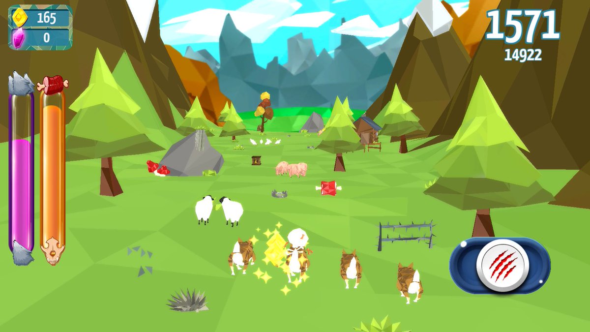WildHungerTG's tweet photo. Lucky! I'm going to eat that delicious roast beef and take that mysterious box! 😎

#WildHunger #indiedev #gamedev #MobileGame #lowpoly #arcade #endlessrun #Android #devsfromspain #gaming #wolf https://t.co/mofUI0F7sr
