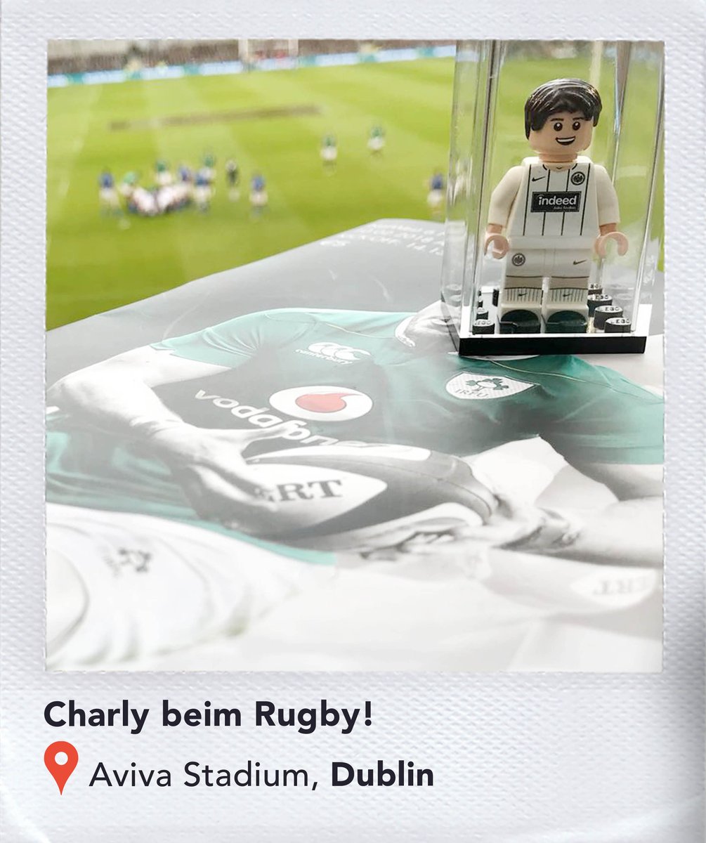 IndeedDeutsch's tweet photo. Charly beim Rugby in Dublin mit @IndeedIE! Vielleicht lernt er von den Men in Green noch den einen oder anderen Trick, den er der @Eintracht mitteilen kann! #SGE #RichtigePosition Verfolgt seine Reise hier: https://t.co/h3fQqRIhXT https://t.co/Rb4HwUsXTV