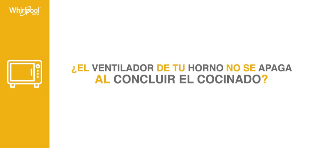 No te preocupes, esto es normal. El ventilador sigue encendido hasta que baje la temperatura del horno, se apagará automáticamente unos minutos después