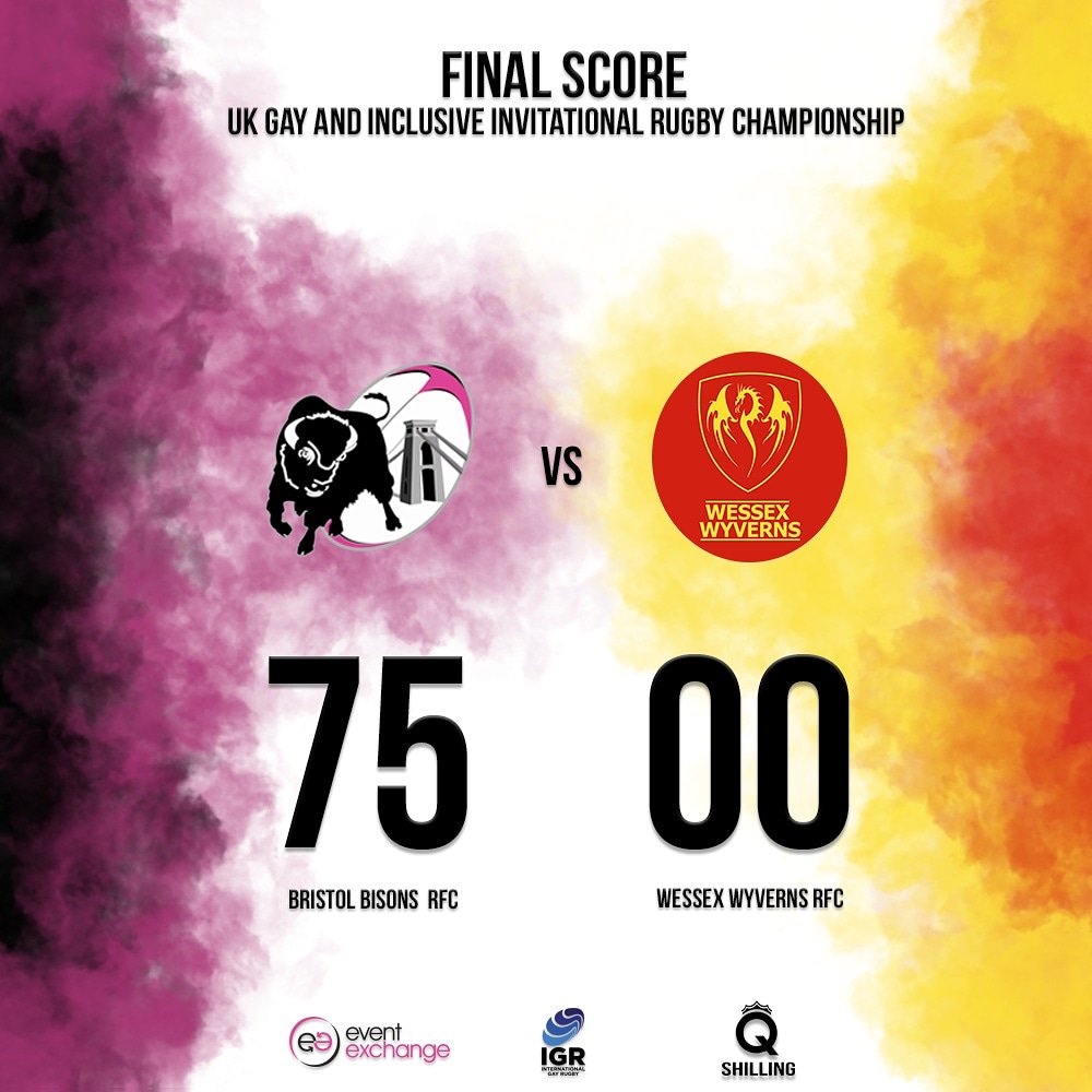 bisonsrfc's tweet photo. The official result of Saturday's game against @wyvernsrfcuk, now looking forward to the finals!
#rugby #game #inclusiverugby #roadtobingham #bristol #bristolbisonsrfc #turingcup https://t.co/kQJo6SVdRZ