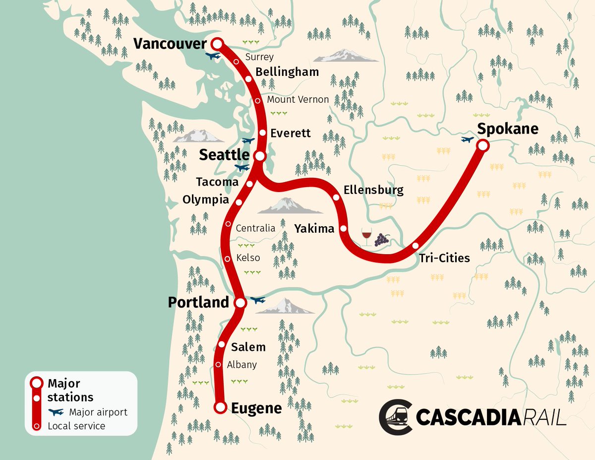 Cascadia Rail tweet media