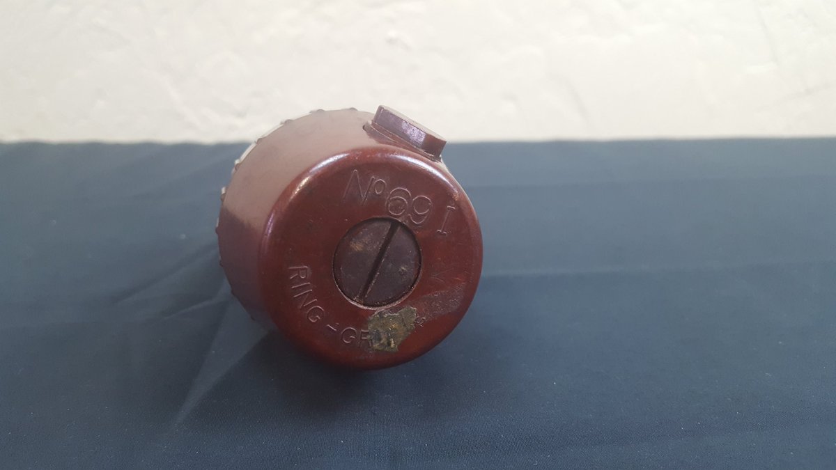 WW2_Collection_'s tweet image. Original WW2 No 69 British Bakelite Plastic impact grenade. Obviously not very effective.