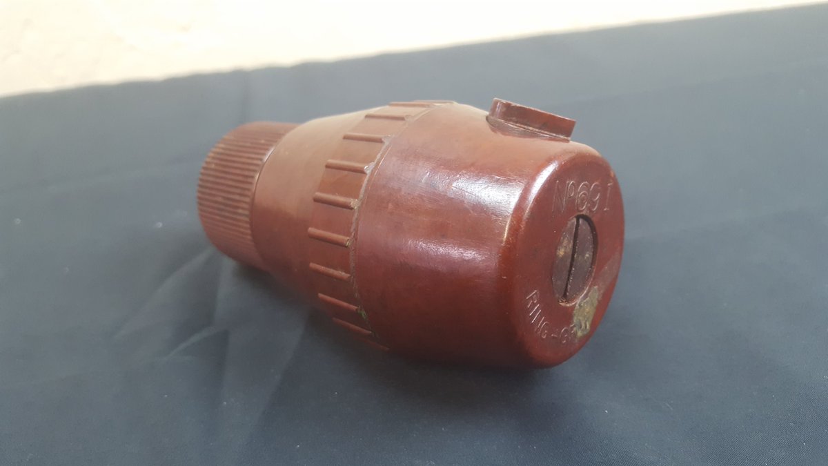 WW2_Collection_'s tweet image. Original WW2 No 69 British Bakelite Plastic impact grenade. Obviously not very effective.