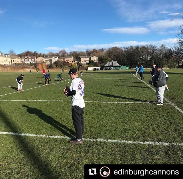 Scots_Baseball's tweet photo. #Repost @edinburghcannons with @get_repost
・・・
It was a beautiful day yesterday to throw the ball around. Not long till opening day!
#baseballscotland #edinburghcannons #edinburghdevils #edinburghgiants #cannonsboom #springtraining #scotland #edinbu… https://t.co/rUVPvaA8v9 https://t.co/94reN2npfE