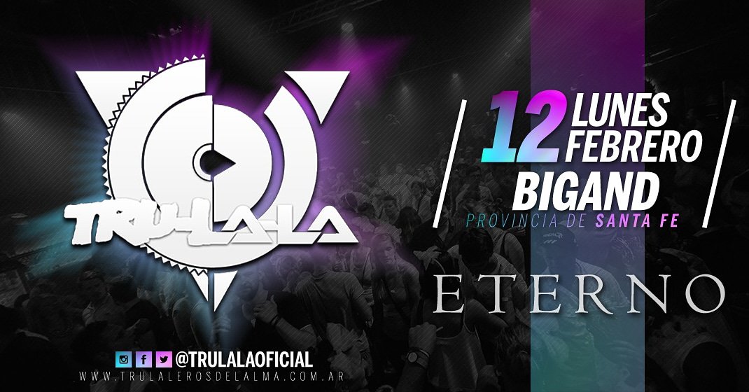 nesperoiak's tweet photo. HOY 🔜 #Bigand (Santa Fe) 🕺🎵 ¿nos vemos? 😉

#TrulalaEterno 💿 https://t.co/S1ZqNSArWt