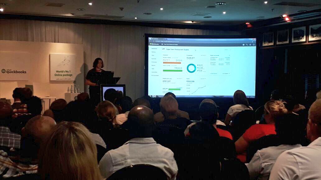 quickbookssa's tweet photo. Our machine learning and AI in QuickBooks enable you to pull in bank accounts to help you accurately and easily categorise transactions @ariegem #QBinSA https://t.co/nr126ttpve