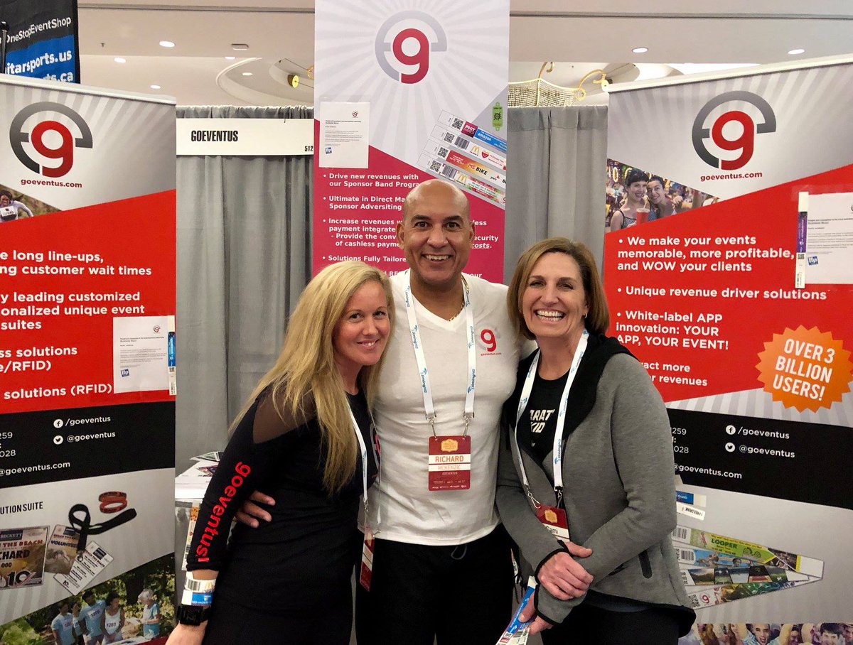 GoEventUs's tweet photo. We are meeting so many amazing people at @RunningUSA Conference #RUSA2018
Shout out to @CamiHawkins from @MarathonKids - on a mission to get kids moving.
#GoEventUs https://t.co/I9meFyVGz8