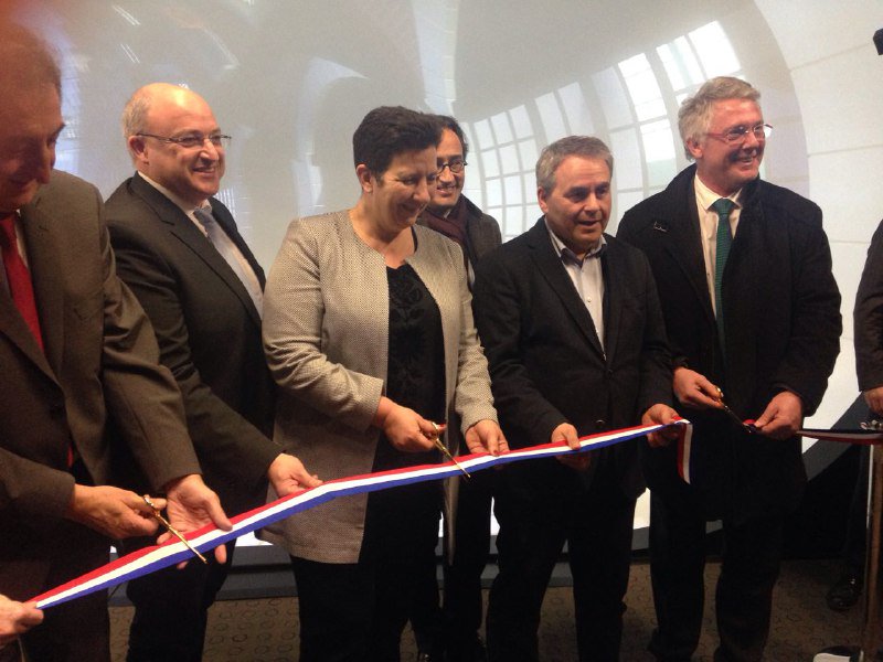 VidalFrederique's tweet photo. Inauguration du #TORE, un dispositif inédit et innovant de réalité virtuelle réalisé dans le cadre du projet d'Equipex #IrDIVE et qui participe à la visibilité d'excellence de l'@univ_lille et de l'@isiteULNE https://t.co/ZqDJZeSXPB