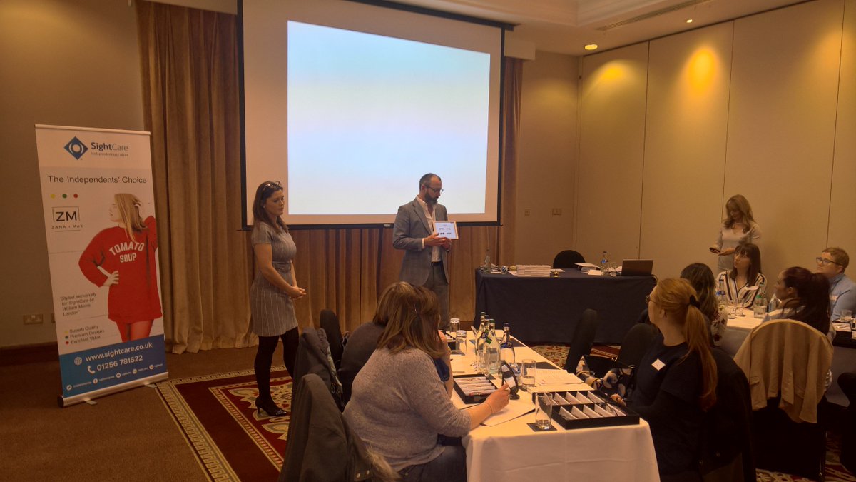 John_W_French's tweet photo. #NickBoys from #williammorrislondon speaking to #northernireland @SightCareGroup member practices #independent #framestylingworkshop https://t.co/VT5ZCBokML