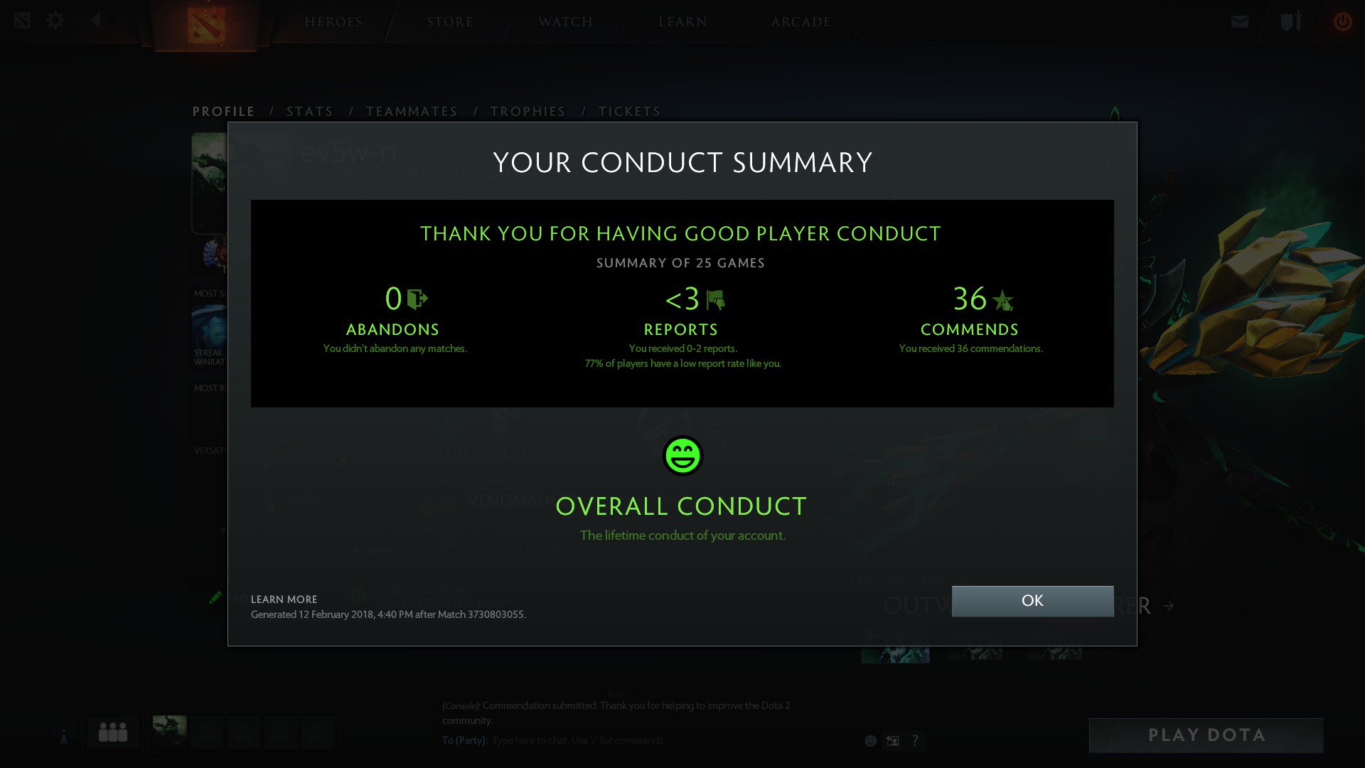 DotA 2 coincé au retour à Matchmaking