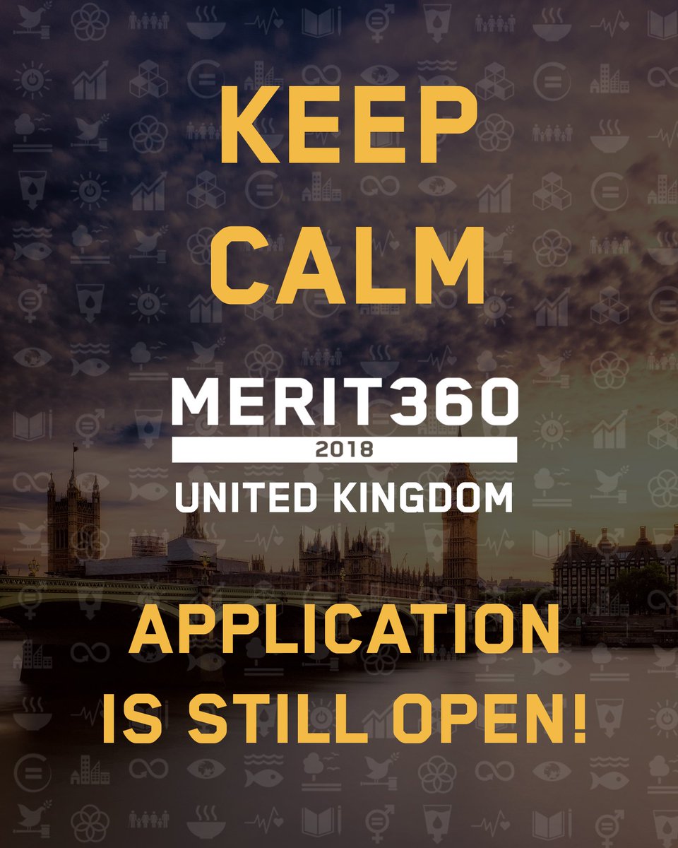Missed the deadline for #Merit360 Philippines?

Don't worry because WE GOT YOU COVERED! 

Application for #Merit360 United Kingdom is still open! Learn more about the program and apply to be a part of the biggest call to tackle UN SDGs: bit.ly/APPLYMERIT360