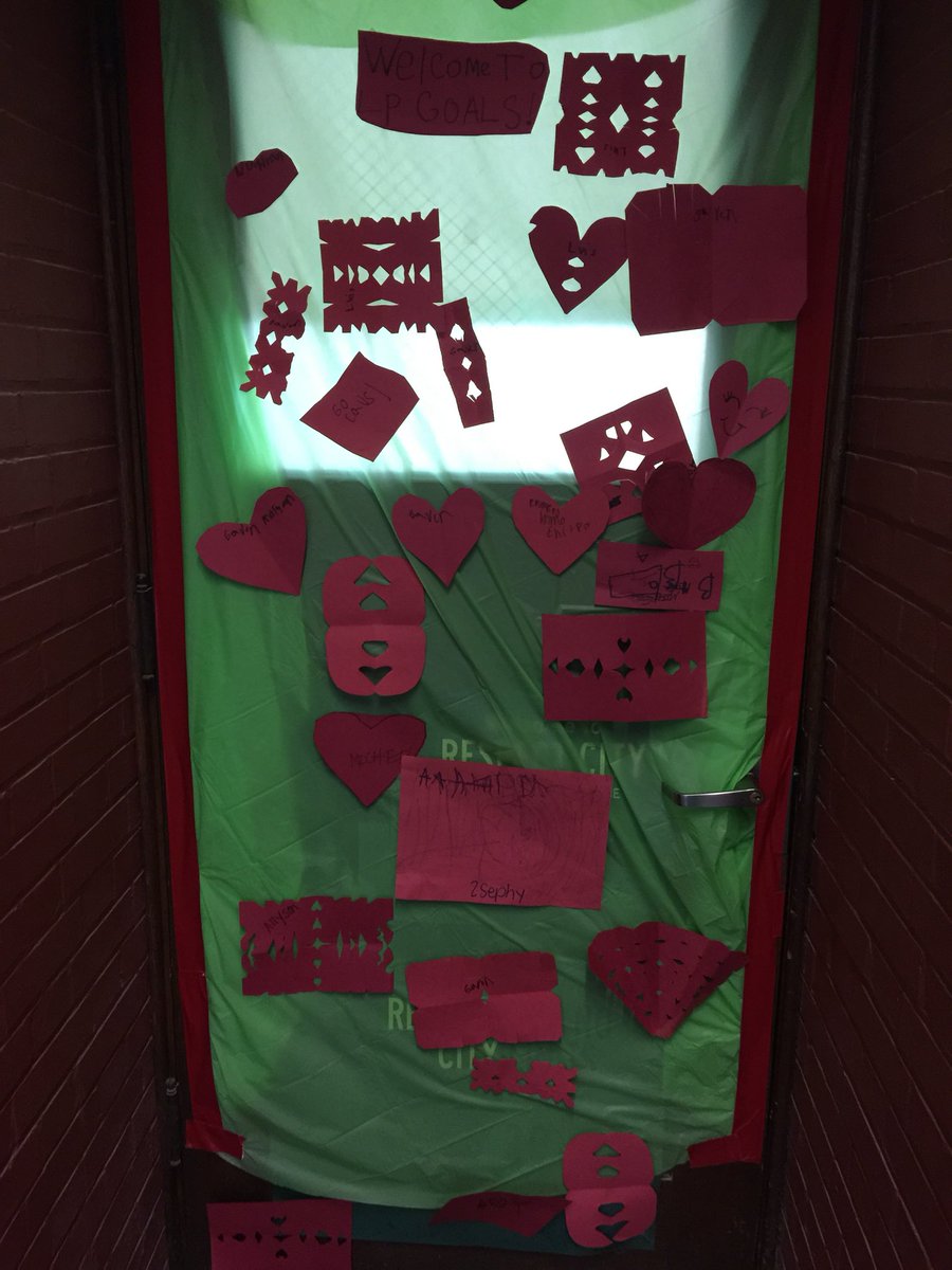 The GOALS door is decorated with school spirit! <a href="/sjeanblanc/">Stephanie Jeanblanc</a>