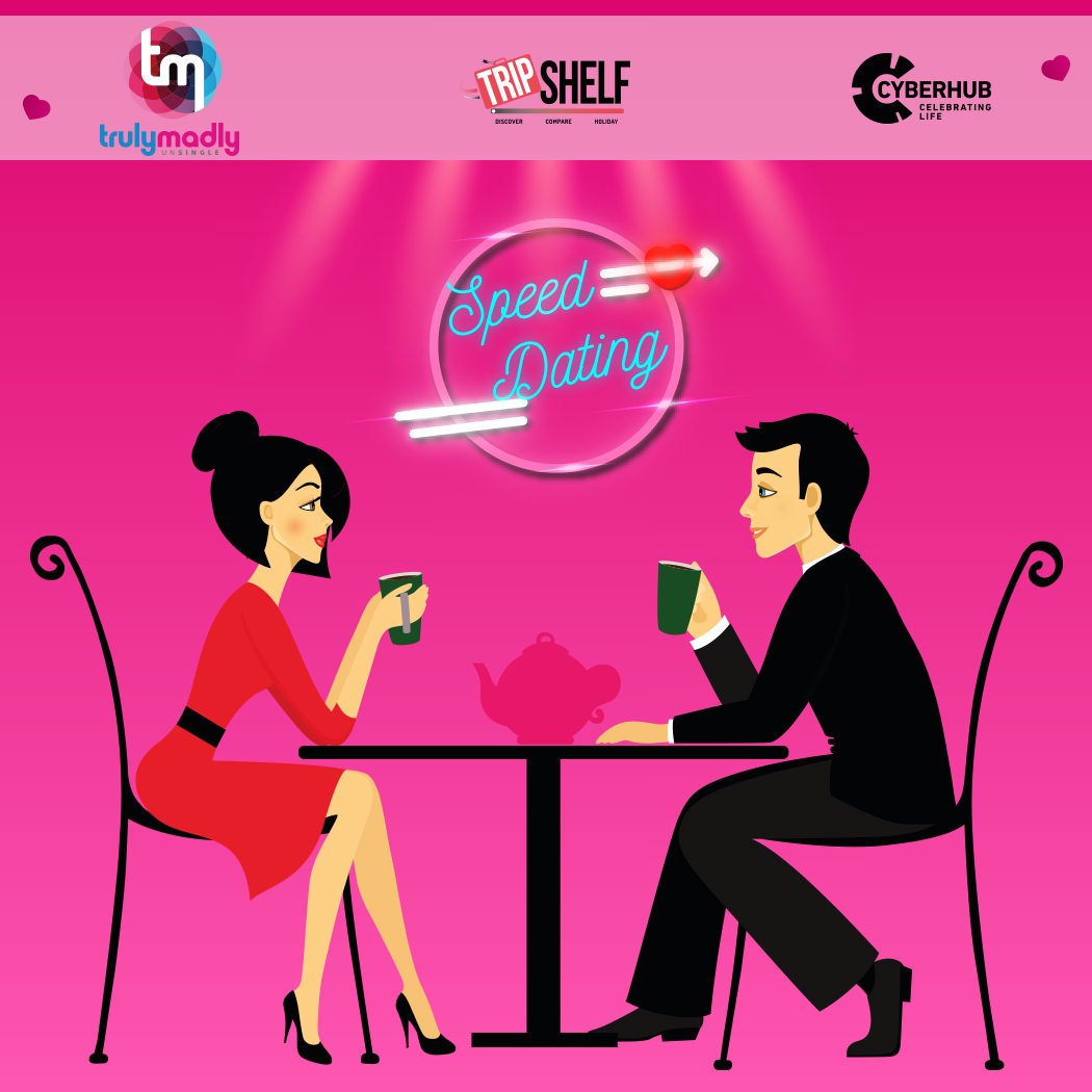 thetrulymadly's tweet photo. Shout-out to all the singles!
@TripShelf &amp; #TrulyMadly have got a bunch of fun activities planned for you this V-Day. 
So swing by @dlf_cyberhub on 14th Feb and enjoy a day of #UnSingle fun!
Register now: https://t.co/KDMzNPC7al https://t.co/54nBb4ZW9m